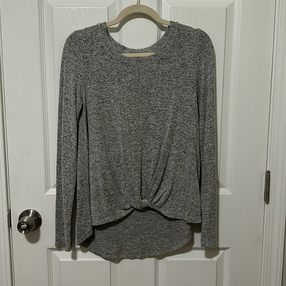 SO Lightweight sweater with rolled edge
